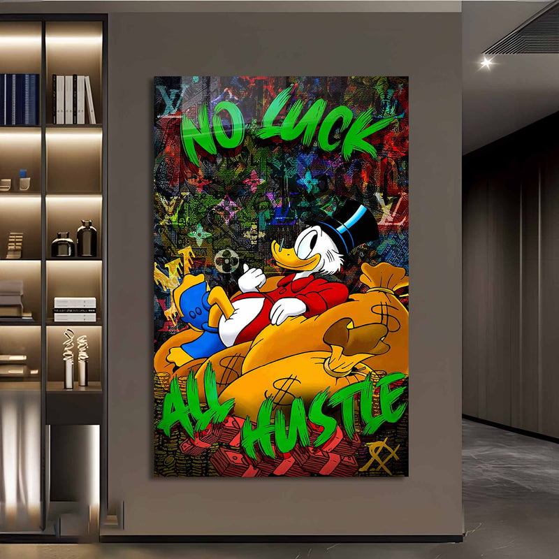 No Luck All Hustle Cam Tablo