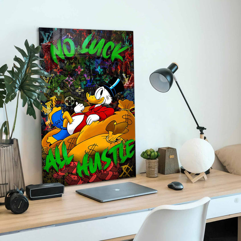 No Luck All Hustle Cam Tablo