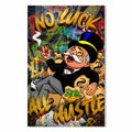 No Luck All Hustle Cam Tablo