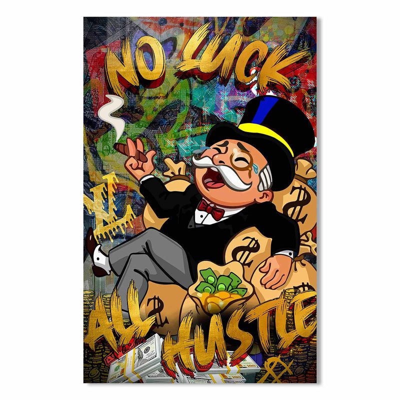 No Luck All Hustle Cam Tablo
