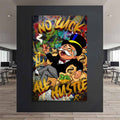 No Luck All Hustle Cam Tablo
