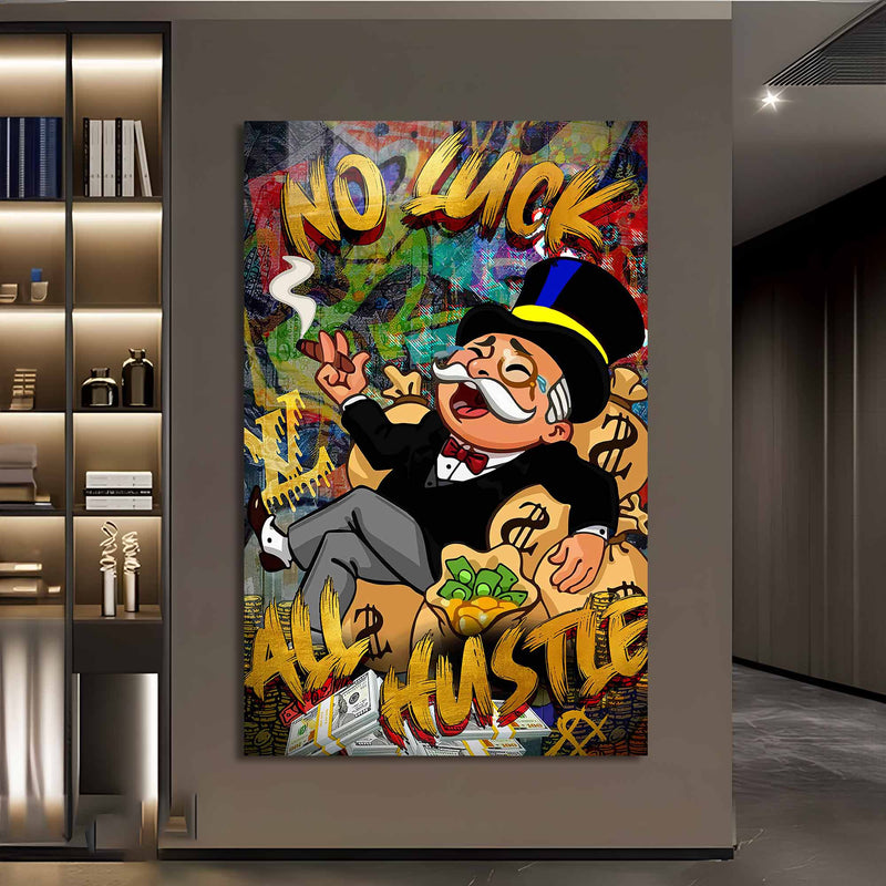 No Luck All Hustle Cam Tablo