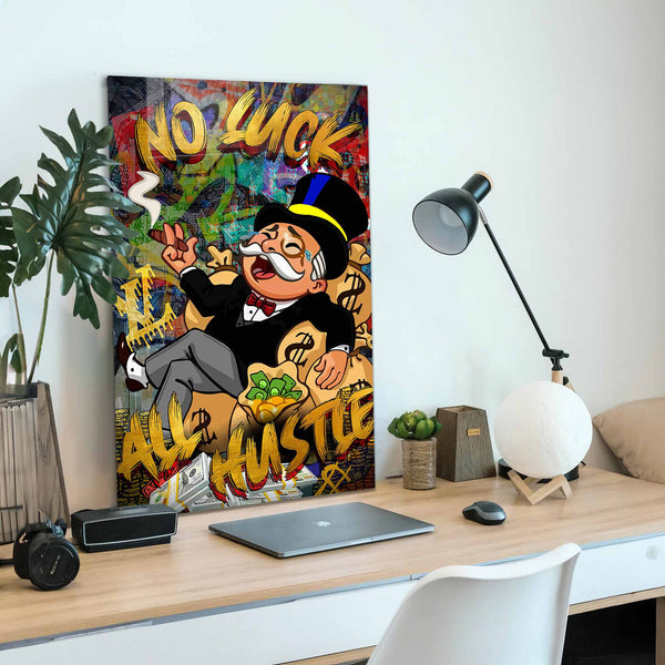 No Luck All Hustle Cam Tablo