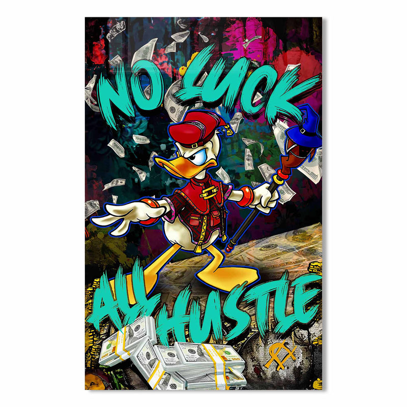 No Luck All Hustle Cam Tablo