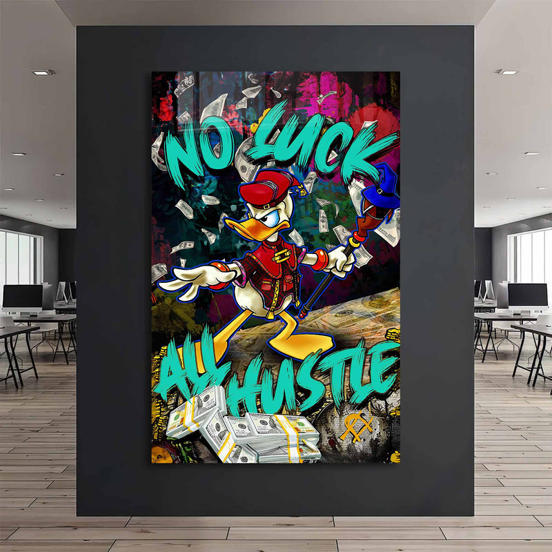 No Luck All Hustle Cam Tablo