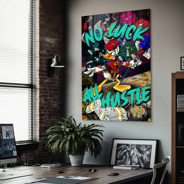 No Luck All Hustle Cam Tablo