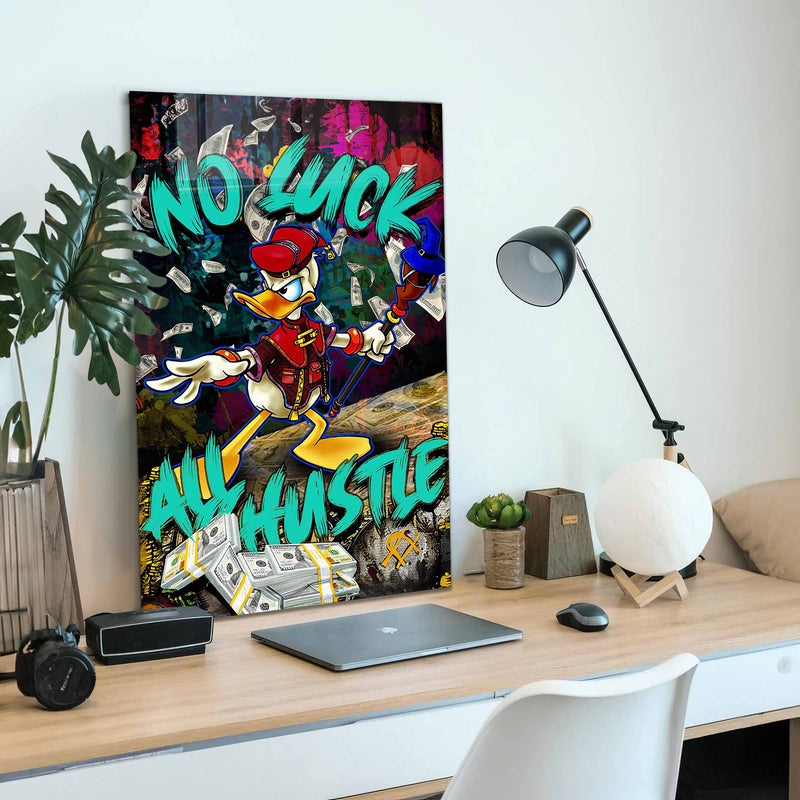 No Luck All Hustle Cam Tablo