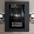 No Struggle No Progress Cam Tablo