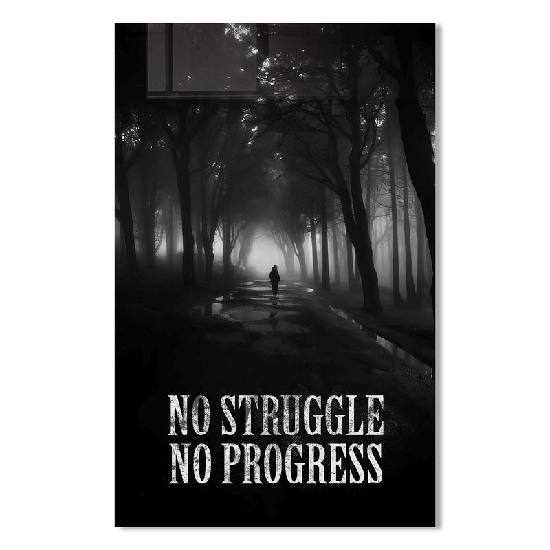 No Struggle No Progress Cam Tablo