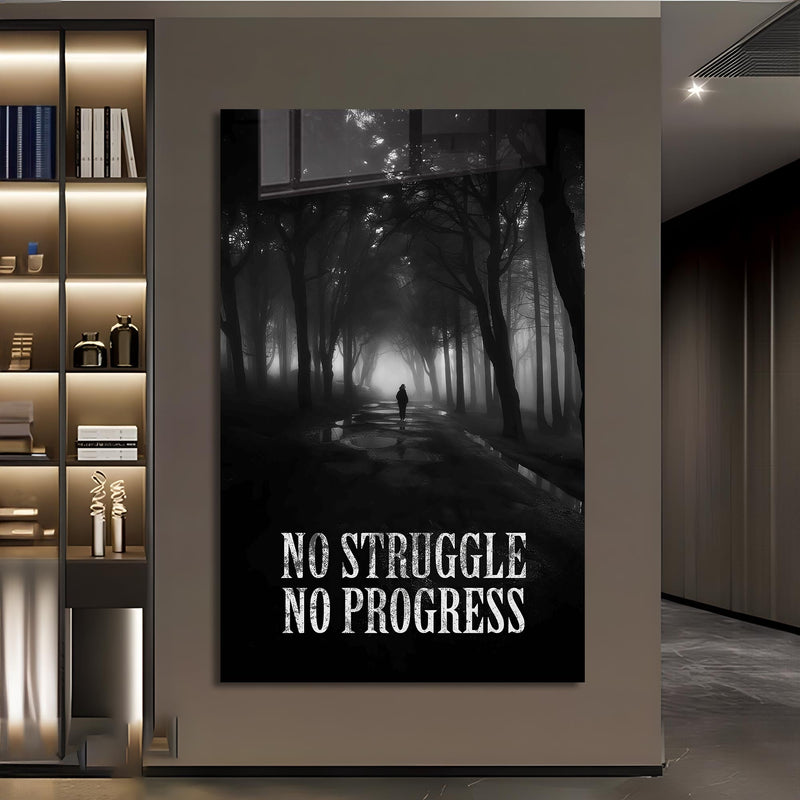 No Struggle No Progress Cam Tablo