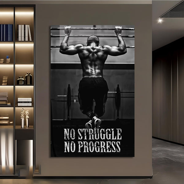 No Struggle No Progress Cam Tablo