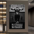 No Struggle No Progress Cam Tablo