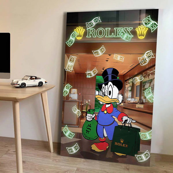 Donald Duck Rolex Cam Tablo