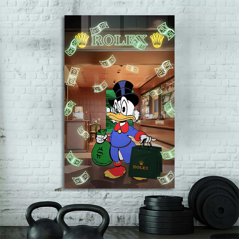 Donald Duck Rolex Cam Tablo – Cam Tablo