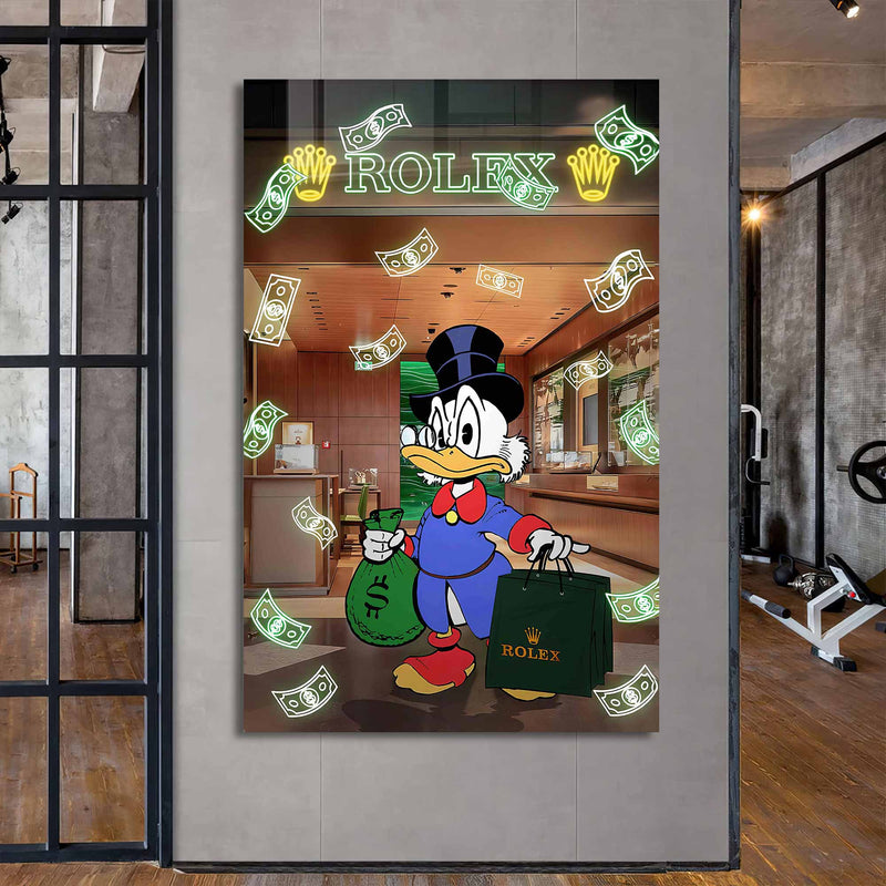 Donald Duck Rolex Cam Tablo – Cam Tablo