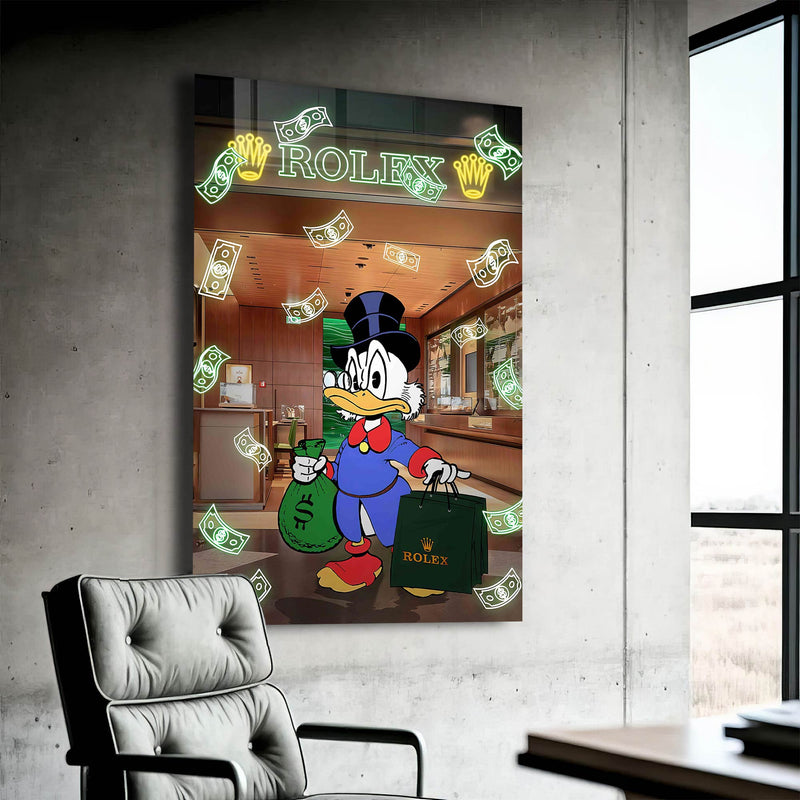 Donald Duck Rolex Cam Tablo – Cam Tablo