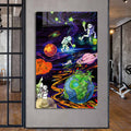 Astronotlar Cam Tablo – Cam Tablo