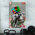 Rubik Küp Cam Tablo