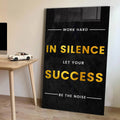Work Hard In Silence Cam Tablo