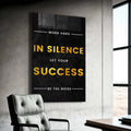 Work Hard In Silence Cam Tablo