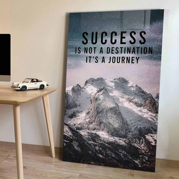 Success Is Not A Destination Cam Tablo