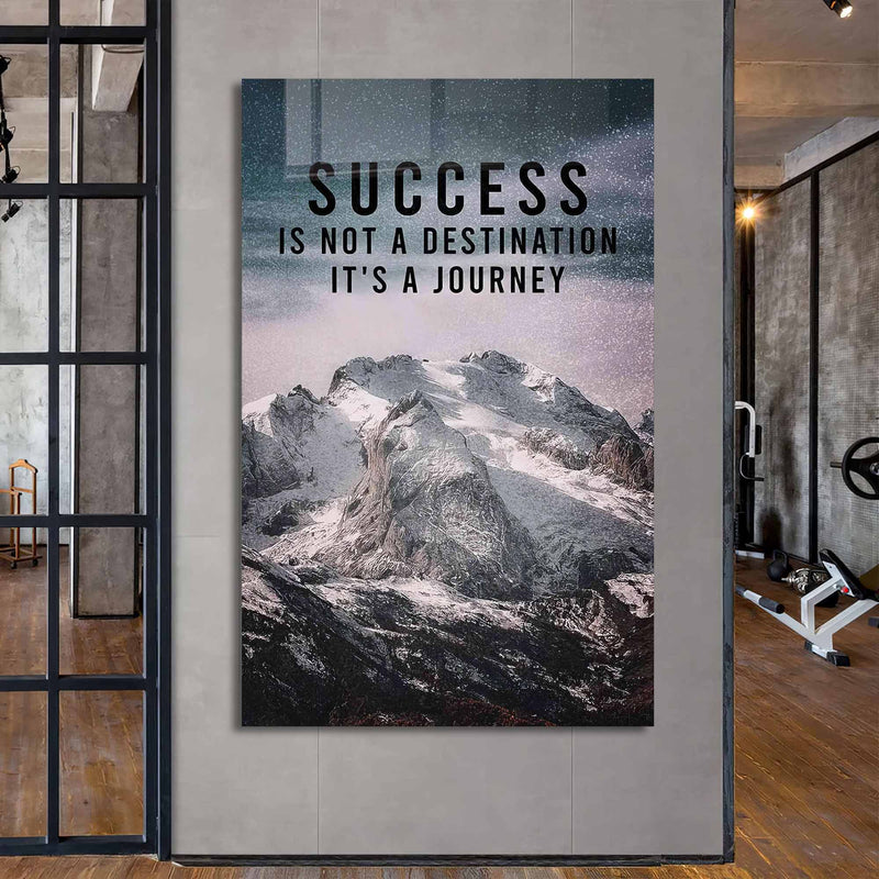 Success Is Not A Destination Cam Tablo