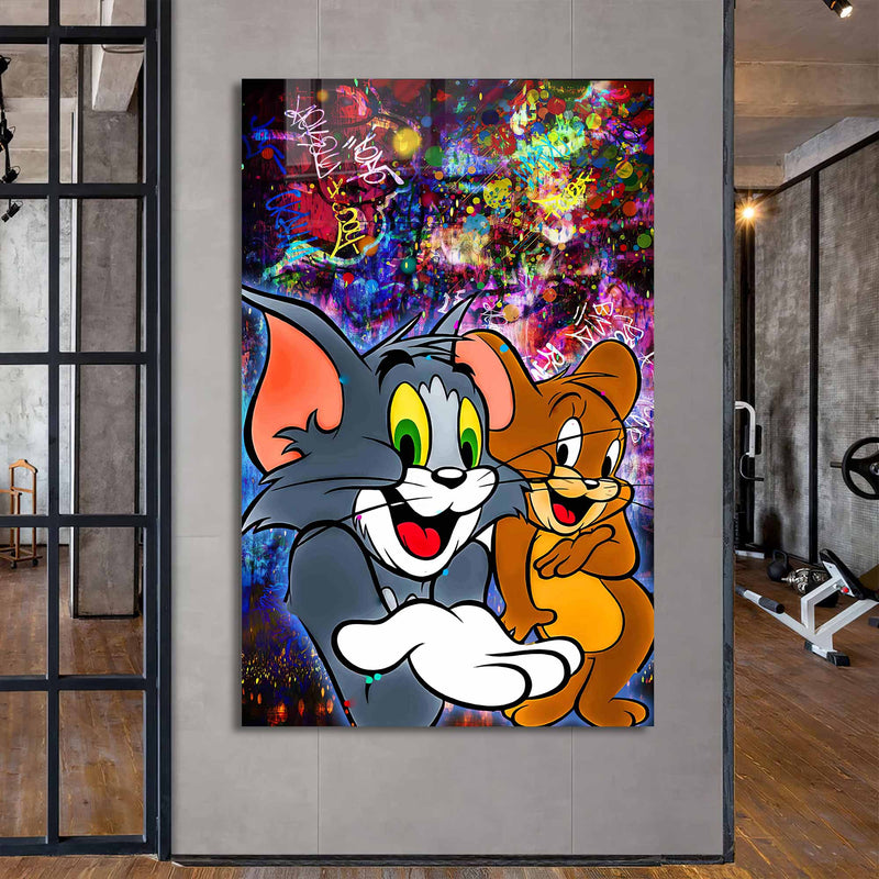 Tom ve Jerry Cam Tablo