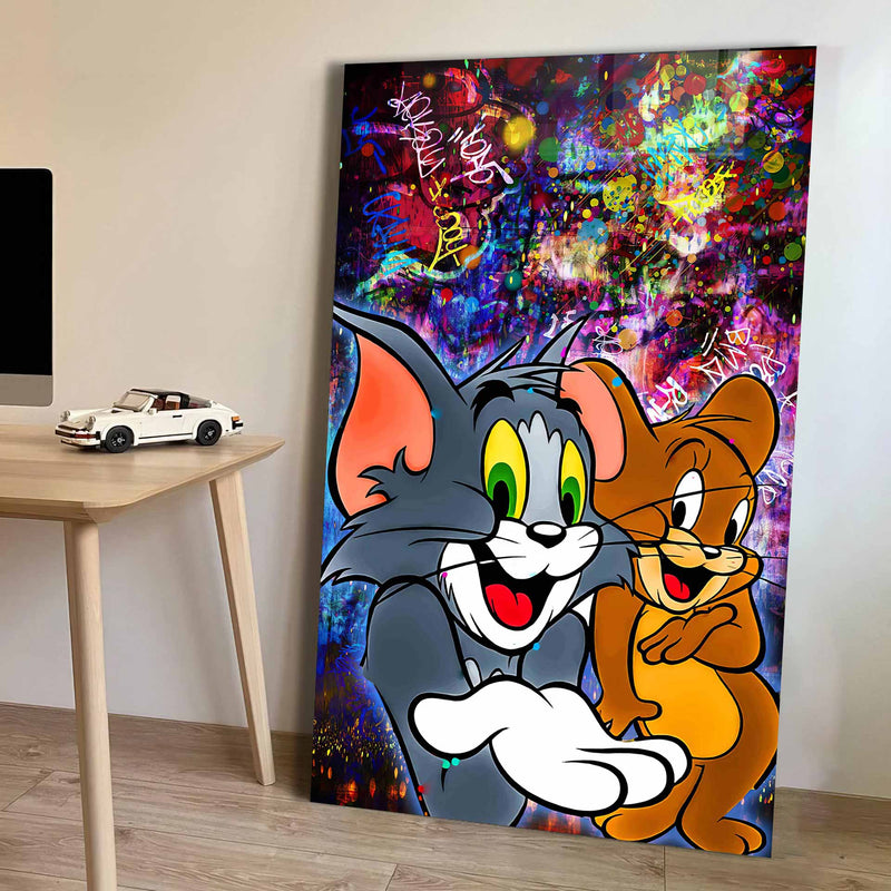 Tom ve Jerry Cam Tablo