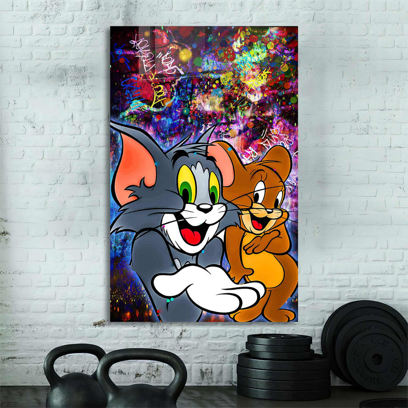 Tom ve Jerry Cam Tablo