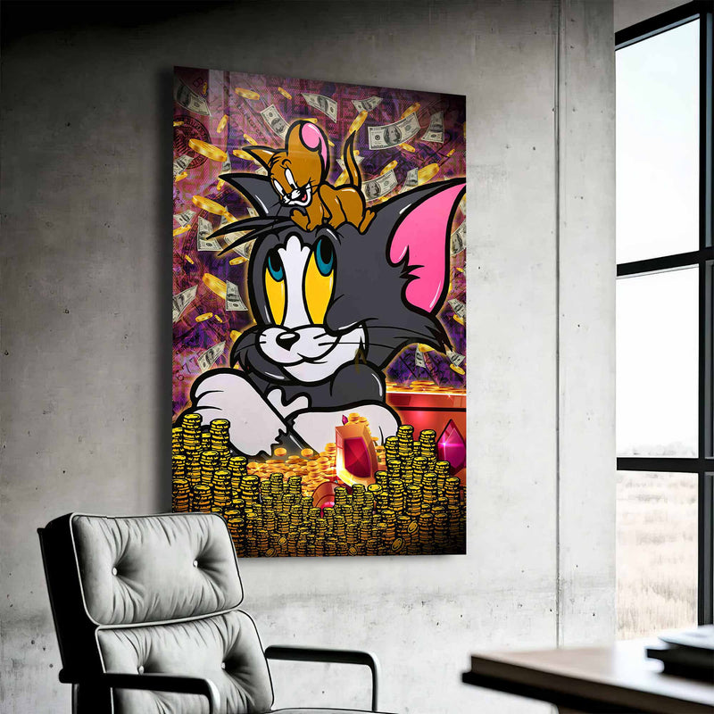 Tom ve Jerry Cam Tablo