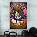 Tom ve Jerry Cam Tablo