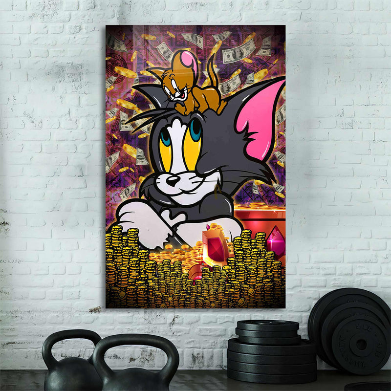 Tom ve Jerry Cam Tablo