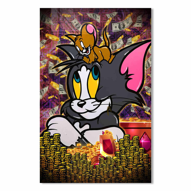 Tom ve Jerry Cam Tablo