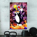 Tweety ve Sylvester Cam Tablo