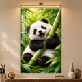 Bambu Yiyen Panda Cam Tablo – Cam Tablo