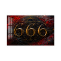 Karanlık Közlerde 666 Cam Tablo – Cam Tablo