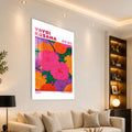 Pembe Benekli Çiçek Buketi Cam Tablo – Cam Tablo