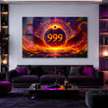 Tutulma Kanatlarında 999 Cam Tablo – Cam Tablo