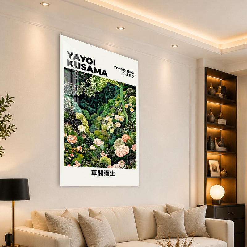 Çiçeklerle Dolu Gizemli Orman Cam Tablo – Cam Tablo