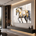 Kristal Geometrik At Cam Tablo – Cam Tablo