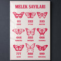 Melek Sayıları Kelebek Rehberi Cam Tablo – Cam Tablo
