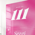 Pembe 111 Sezgi Mesajı Cam Tablo – Cam Tablo