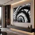 Spiral Merdiven Mimarisi Cam Tablo – Cam Tablo