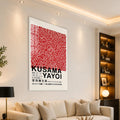 Kırmızı Sonsuz Noktalar Cam Tablo – Cam Tablo