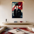 Bulutlarda Atatürk Cam Tablo