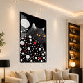 Gece Işığında Benekli Kedi Cam Tablo – Cam Tablo