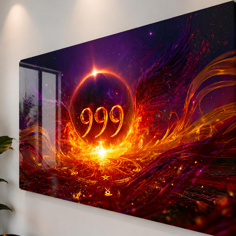 Kozmik Doğuşta 999 Cam Tablo – Cam Tablo