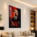 Kızıl Işıkta Atatürk Cam Tablo
