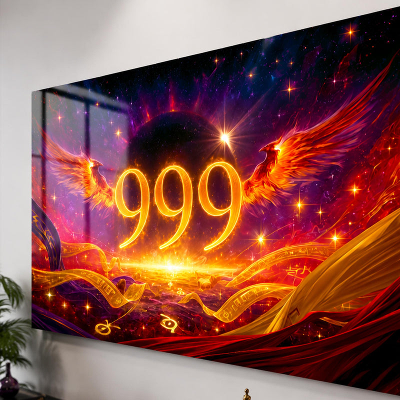 Yıldızlı Ufukta 999 Cam Tablo – Cam Tablo