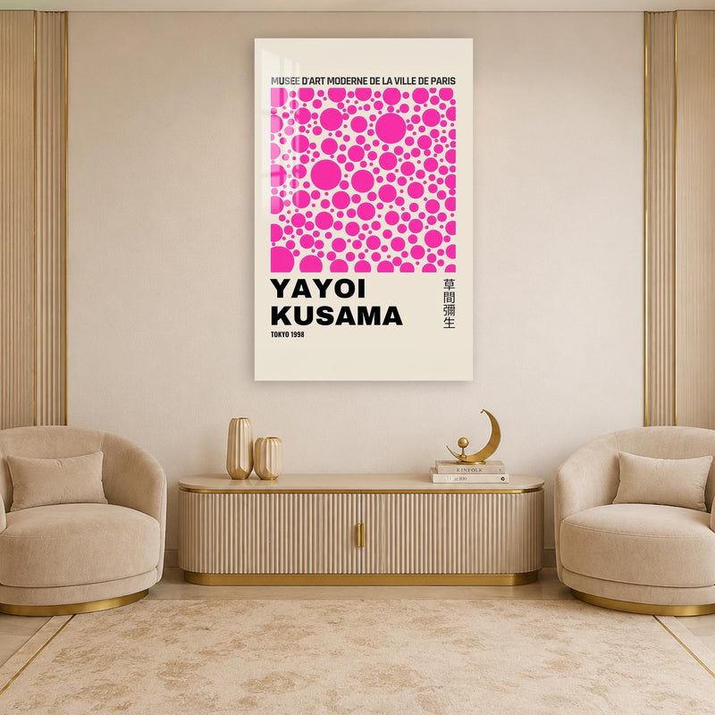 Pembe Beneklerin Sonsuzluğu Cam Tablo – Cam Tablo